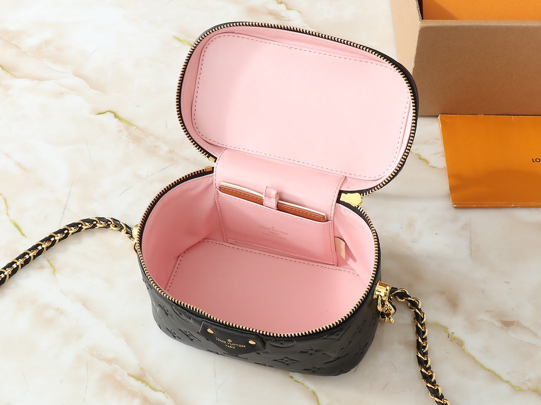 Louis Vuitton LV Vanity Cc Handbag Crossbody Bag 19x13x11cm
